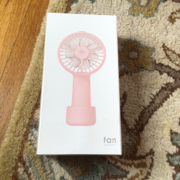 Other - Portable Small Handheld Misting Fan Travel and Outdoors in blue